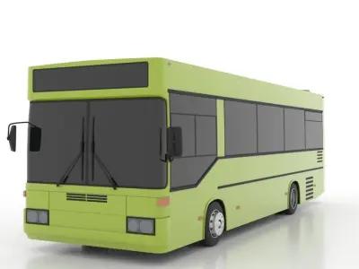 Goppel - Mercedes-Benz O402 Low Low-poly 3D model