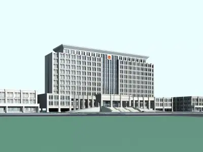 Office Building 3D model 221