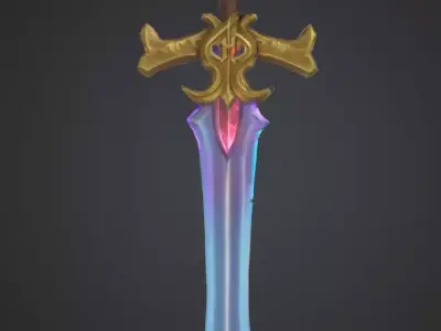 The Magic Soured  low poly  Low-poly 3D model