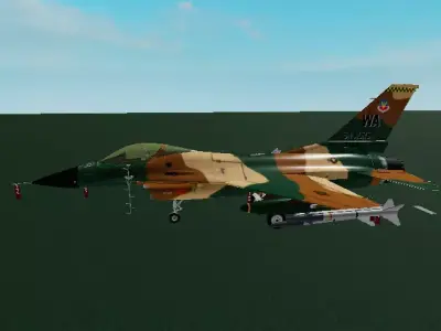 F16 armed  3D model