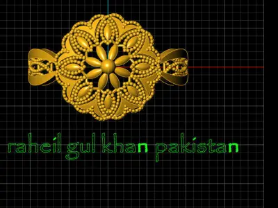 direct casting indian ring  3D model