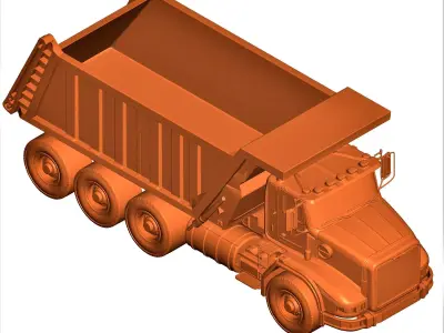 dumb truck static model 3D print model
