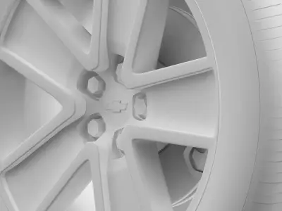 Chevrolet Camaro Convertible 2007 wheel 3D model