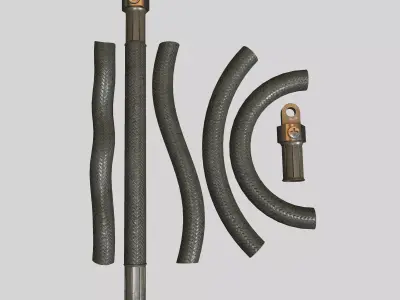 Hydraulic pipeline V2 3D model