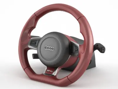 Steering Wheel Audi TT RS 3D model