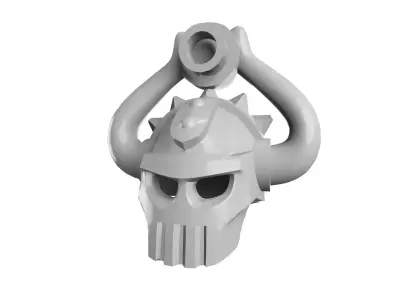 Custom3Dprint Minifigure Accessory - Krakenskull Helmet 3D print model