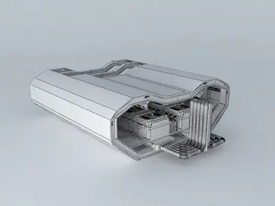 Fussion Engine Room Free 3D model