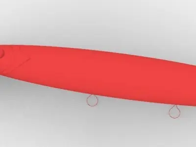 enjection  lure mold 3D model