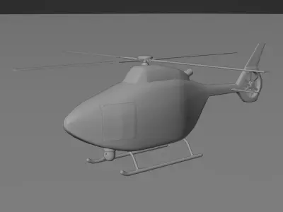 Proteus the British Drone Helicopter 3D model