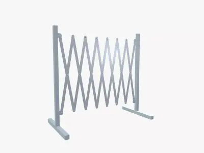 Barricade Low-poly 3D model buy