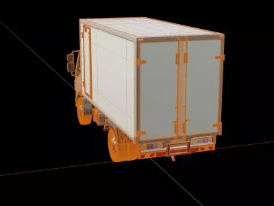 Kenworth K370 Box Truck 2014 3D model