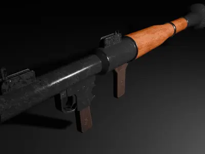 RPG-7 Free low-poly 3D model