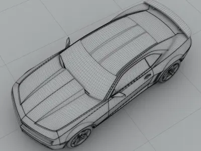 Sports car 3D model