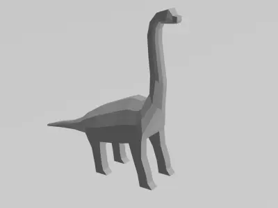 Brachiosaurus Free 3D print model