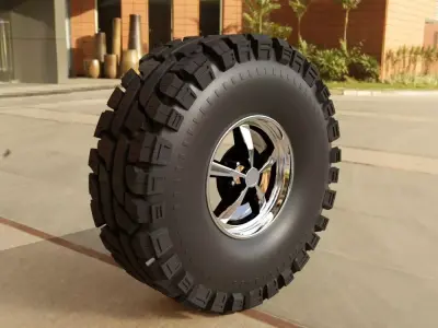 4x4 tire - Thornbird 3D model