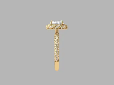 Wedding Ring  3D print model 447