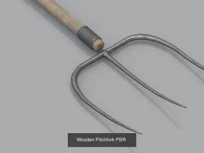 Medieval village hand tools collection 3D Model Pack