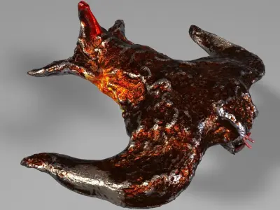 Sea Monster Dinosaur Reptile 3D model