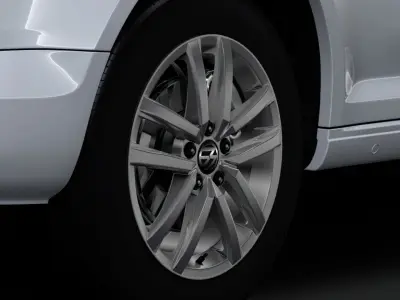Volkswagen Caddy 2018 wheel 3D model