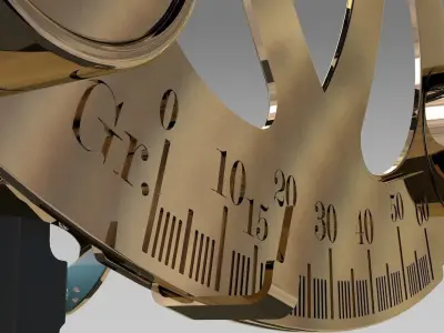 Vintage Letter Scales 3D model