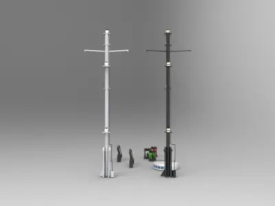 Navigate System Boat and yacht 3D model