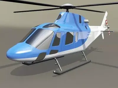 Agusta Westland aw119 Koala helicopter 3D model