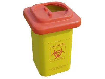 Sharps Container 1L 3D model
