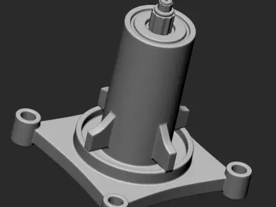 Machine Parts IMM OBJ STL Brush Pack 17 in One 3D model