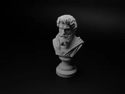 Renaissance Duelist Bust Chess 3D print model purchase