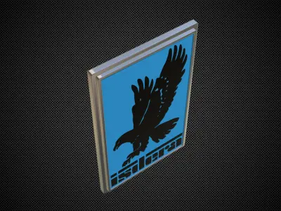 isdera logo 3D model