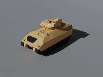 M2 Bradley Low-poly 3D model