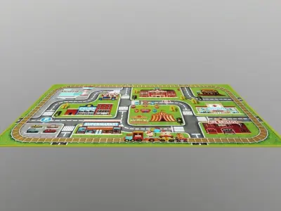 Kids Play Mat 3D model