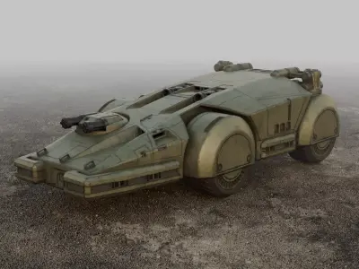 APC - RAZORBACK Low-poly 3D model