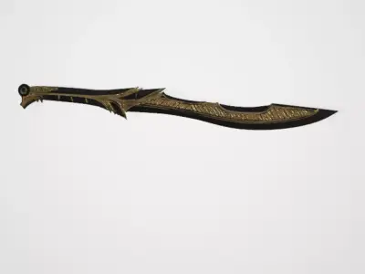 Elfic sword 3D model