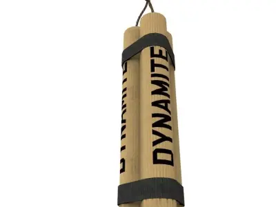 Dynamite Low-poly 3D model buy