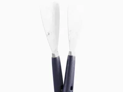 Industrial Spatula 01 Low-poly 3D model