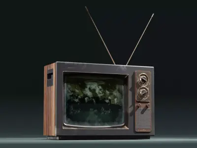 Old TV 3D model