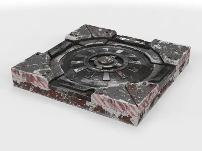 panel sci-fi 03 3D model