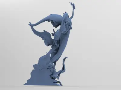 Dantes Ivy Queen Wall 1  3D model