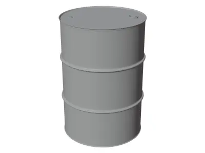 Crude Oil Barrel 3D model