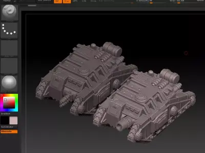 GALAN DRACOS infantry transport 3D print model