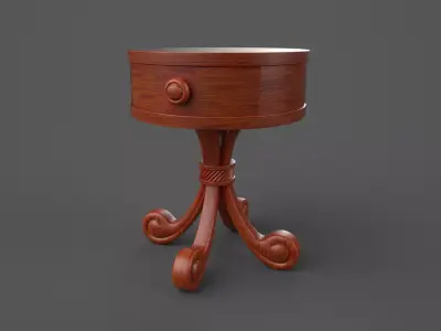 Table Lamp Antique 3D model