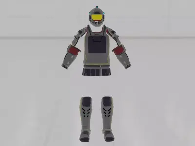 Sci-Fi Armor 3D model