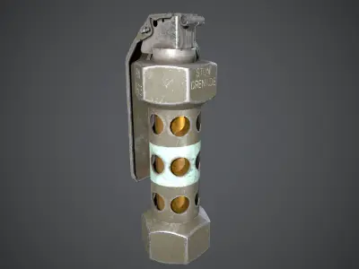 M84 GRENADE Low-poly 3D model