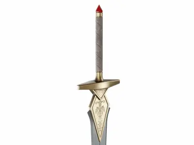 Longsword 3D model purchase