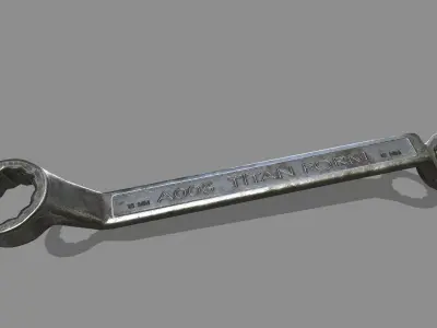 wrench Low-poly 3D model 32