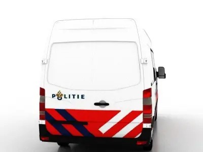 Mercedes Benz Sprinter L2H2 2009 Netherlands Police 3D model