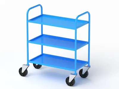 Service Trolley 3D model get