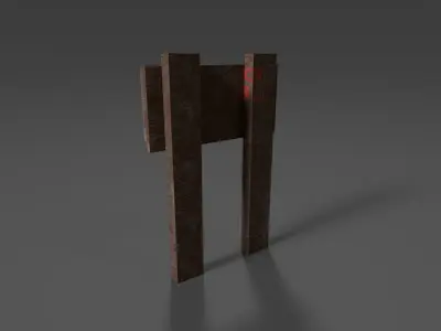 Old Sign - Low Poly Free low-poly 3D model