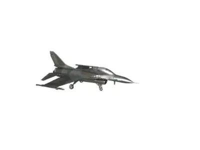 Fighter Jet  Low-poly 3D model buy